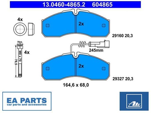 Brake pad set disc - brake,
