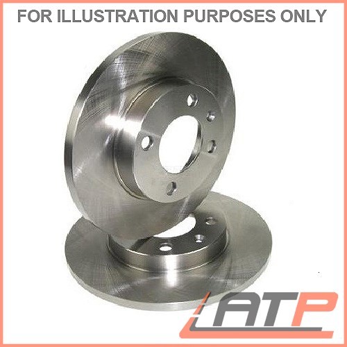 Brake disc rear solid ø - 2x,