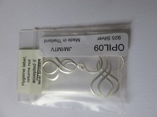 Sterling Silver Swirl Drop