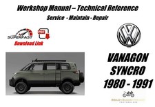 Volkswagen VANAGON SYNCRO