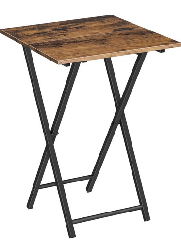 Folding side table tray - folding,
