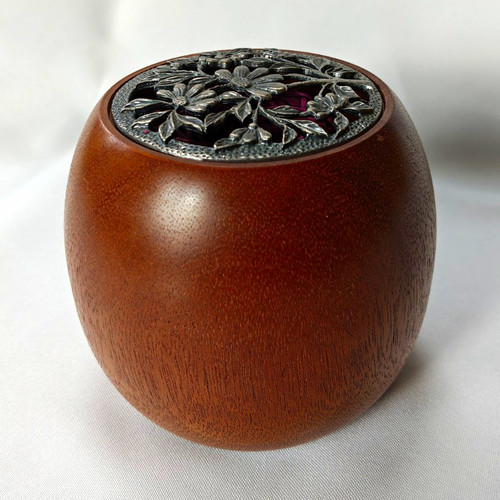 Hand turned wooden potpourri - turned,