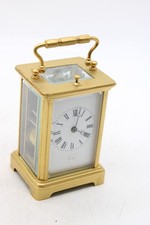 F Antique French 5 Glass Brass Repeater Carriage Clock Parts Only No Key