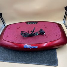 Vibrapower Slim 3 Red Exercise Machine JF-B-01D - Unit Only - *Working*