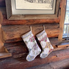 2 Handmade Christmas stocking