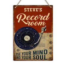 Personalised Record Room Retro