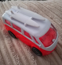 RED VW CAMPERVAN 4"long