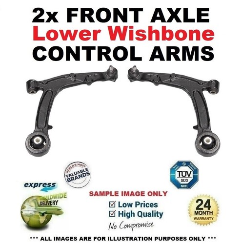 Front axle lower - 2x,
