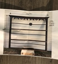 Antique Oak Wall-Mounted Plate