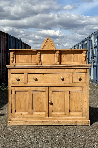 Antique pine dresser sideboard - dresser,