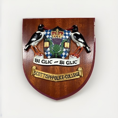 Scottish police college wooden - police,