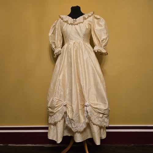 Vintage 1980s silk victorian - vintage,