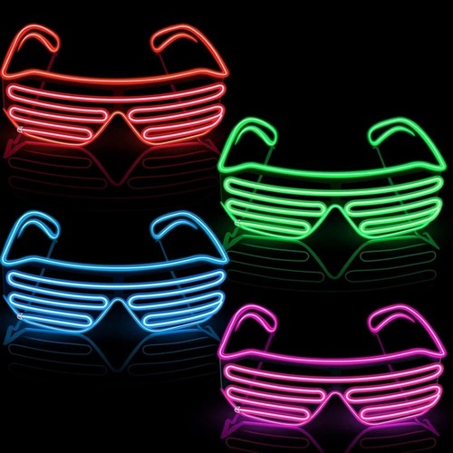 Led light shutter glasses - up,