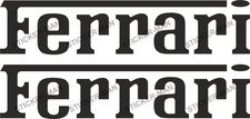 2x Ferrari Stickers D Laptop