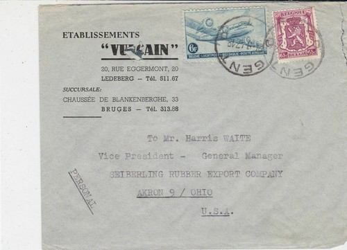 Belgium 1947 gent - 1947, cancels