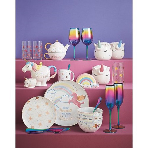 Iridescent tableware unicorn - iridescent,