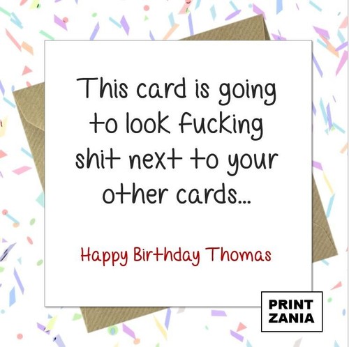Personalised funny birthday - funny,