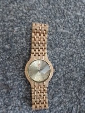 Mens Swiss Hills Gold Coloured Quartz  Watch
