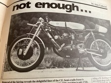 CZ 125 cc RACING MOTORCYCLE ARTICLE