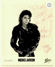 michael jackson signed autograph w/ Roger Epperson coa **Rare**