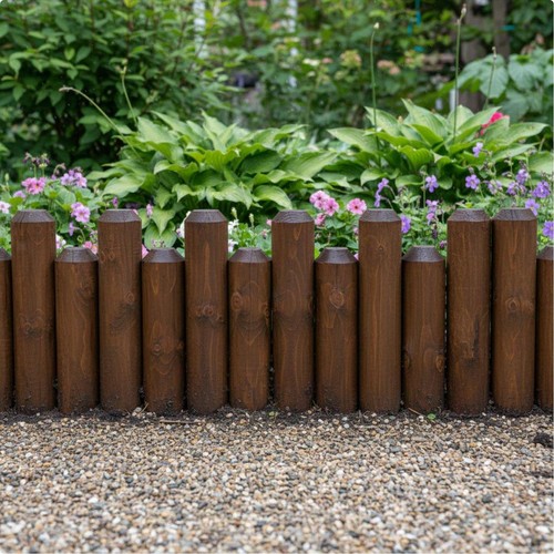 Wooden palisade fence - ,, easy
