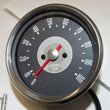 Tachometer Head – Grey Face