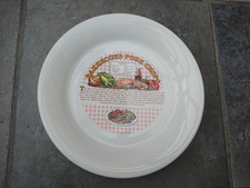 Vintage Recipe Plate 1970s