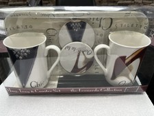 The Leonardo Collection.  Mug, Tray & Coaster Set