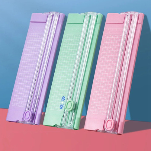 Mini paper trimmer and - paper,