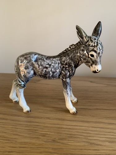 Goebel ceramic donkey - ceramic,