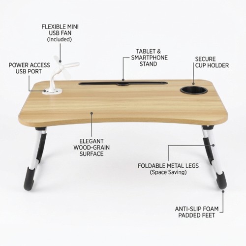 Folding laptop table - folding, desk