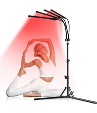 Red Light Lamp, 180 LED's Infrared Light Lamp with Stand, 660nm & 850nm