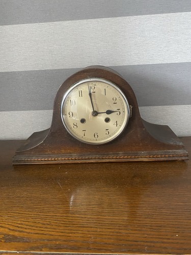 Wooden mantel clock - wooden,