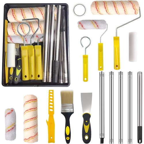 Paint roller brush set - paint, with
