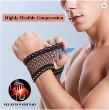 Adjustable copper wrist brace - adjustable,