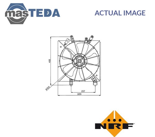 47043 engine cooling radiator - 47043,