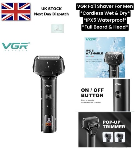 Electric shaver foil wet dry - foil, wet/dry