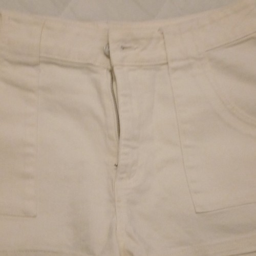 Primark white denim strech - white,