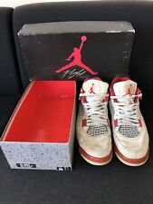 Air Jordan IV 4 4364 - White Fire Red Black - 1989 - Original - Flight Boxed