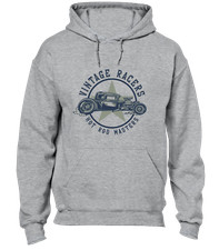 VINTAGE RACERS HOT ROD HOODY HOODIE CLASSIC CAR RETRO CAR LOVER DESIGN GIFT TOP