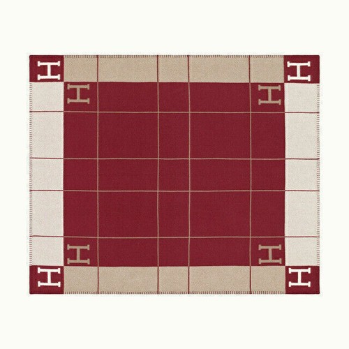 Plaid cashmere throw blanket - throw,