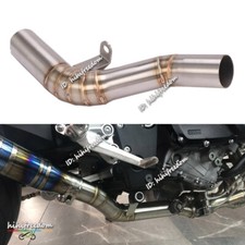 For Suzuki GSXR750 GSXR600 2008-2010 Mid Exhaust Link Pipe Replace Catalyst Tube