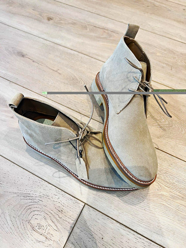 Men grey suede - men's,