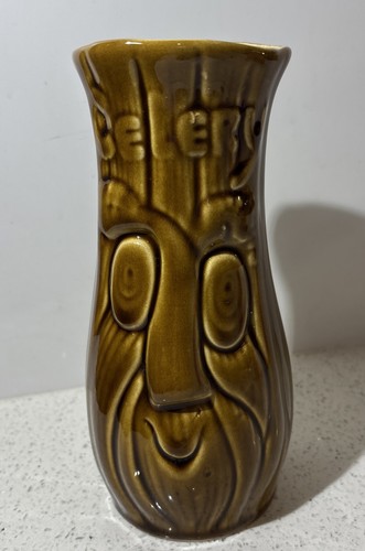 Vintage pottery face - vintage,