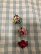 Crown Staffordshire Bone China Broch And Two Others Job Lot