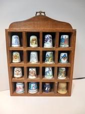 Vintage thimbles fine bone - thimbles,