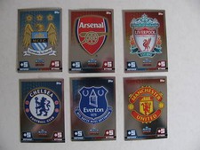 Match Attax 2014 2015 Club Badges Barclays Premier League English Colours Emblem