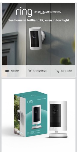 Ring battery outdoor camera - battery,
