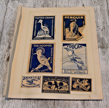 SUPERB VINTAGE Matchbox Labels