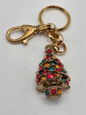 Vintage BUTLER & WILSON small Christmas tree keyring